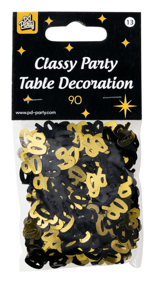Tafelconfetti 90 Jaar 20gr