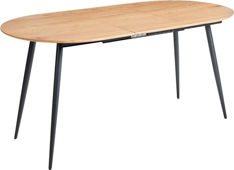 BELIANI CLAVET - Uitschuifbare eettafel - Lichtbruin - MDF