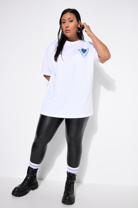 T-Shirt, Oversized, Rückenprint