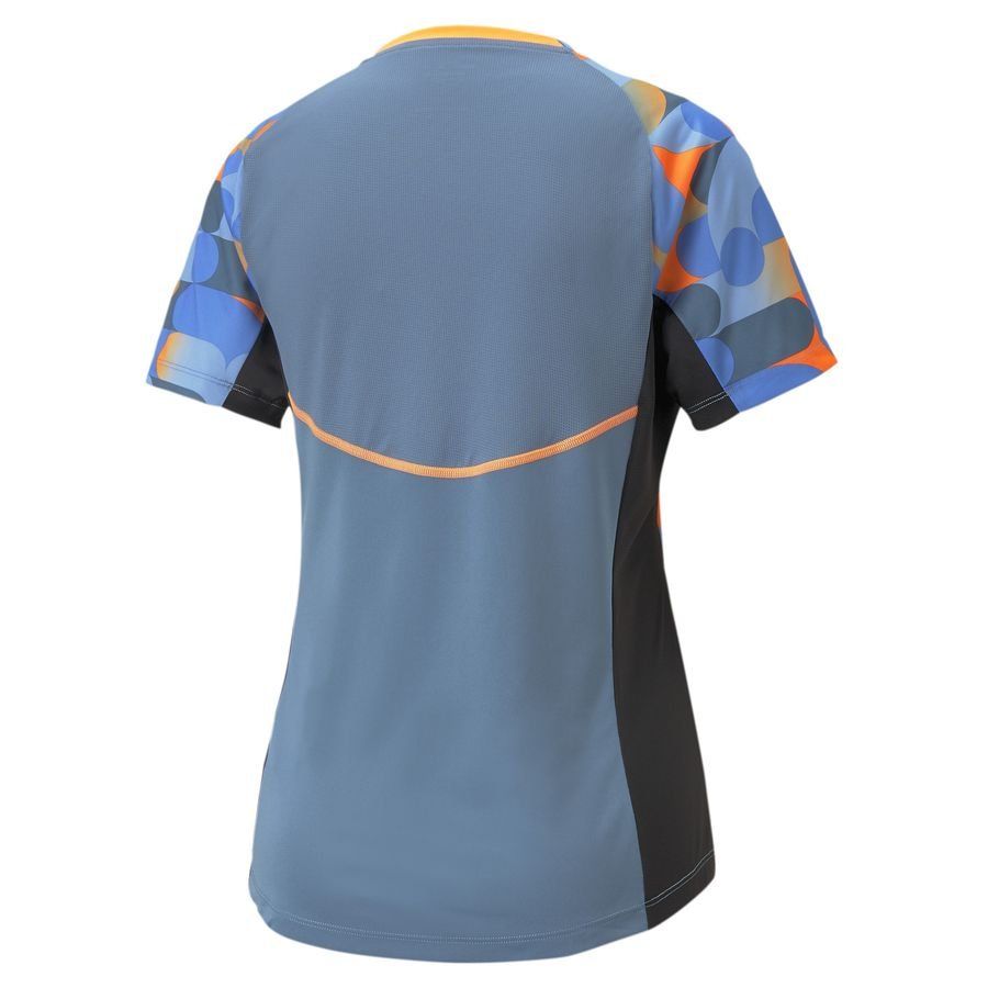 PUMA T-shirt d'Entraînement IndividualBlaze - Bleu/Orange Femme