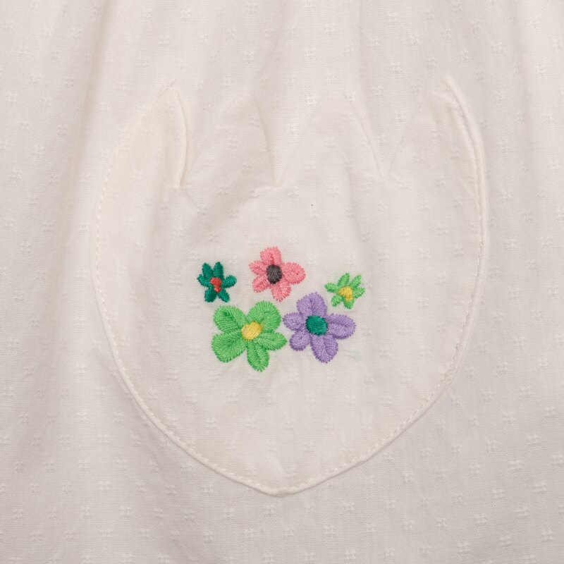 Robe bébé fille bi matière écrue beige Catimini Beige