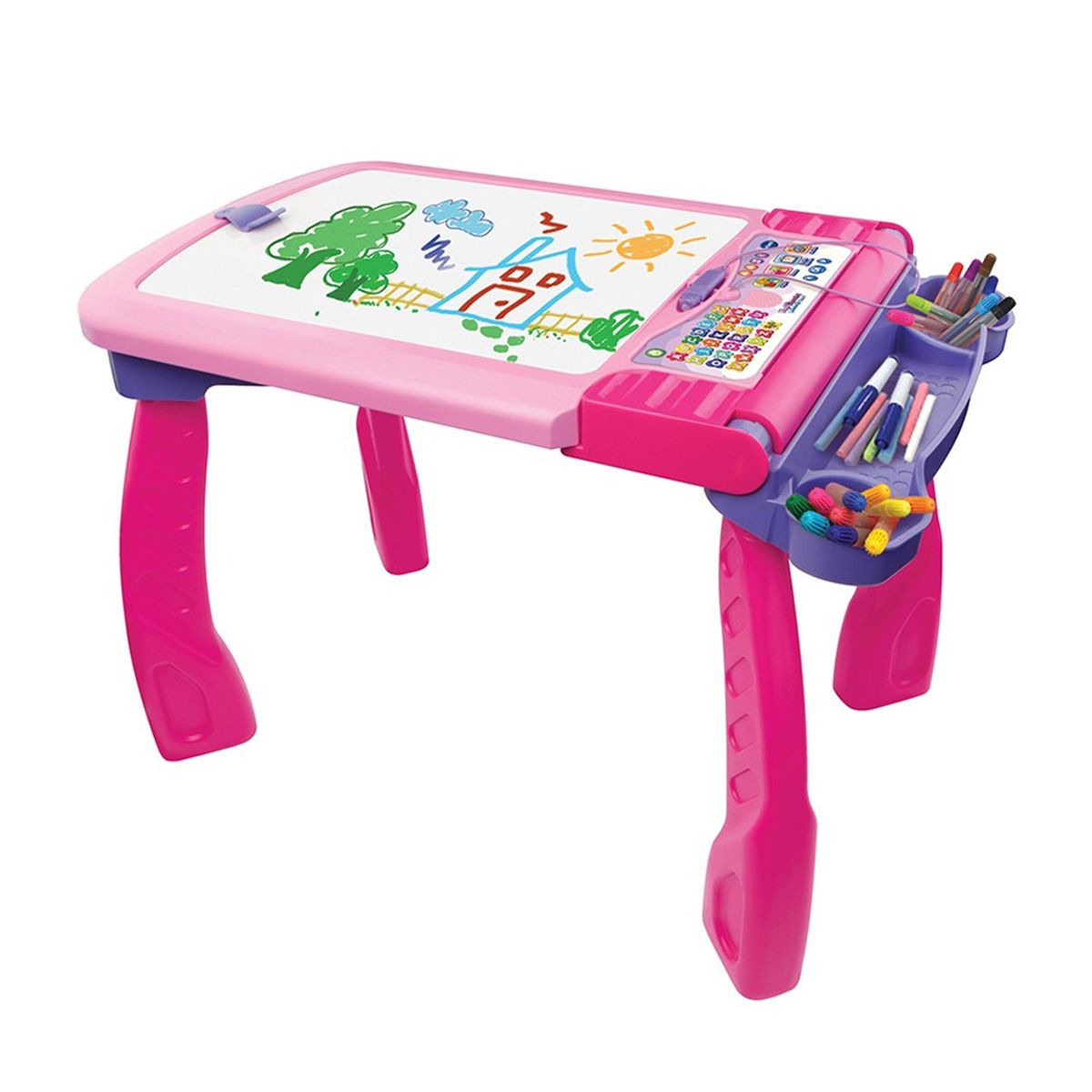Magi chevalet interactif 3 en 1 rose