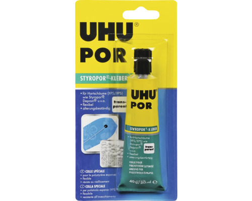 UHU hardschuim polystyreenlijm Por 40 g