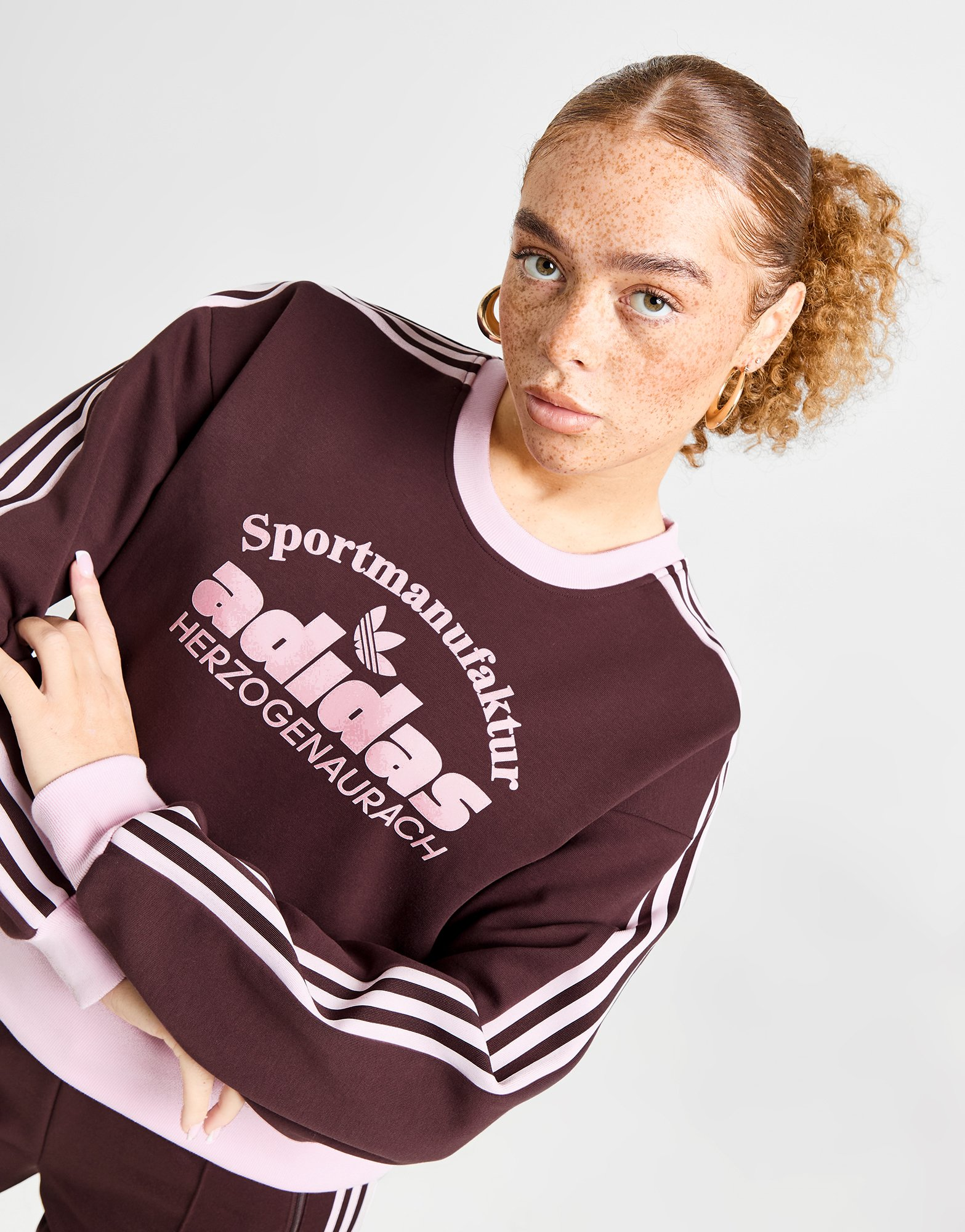 adidas Originals Sweat Retro 3-Stripes Femme