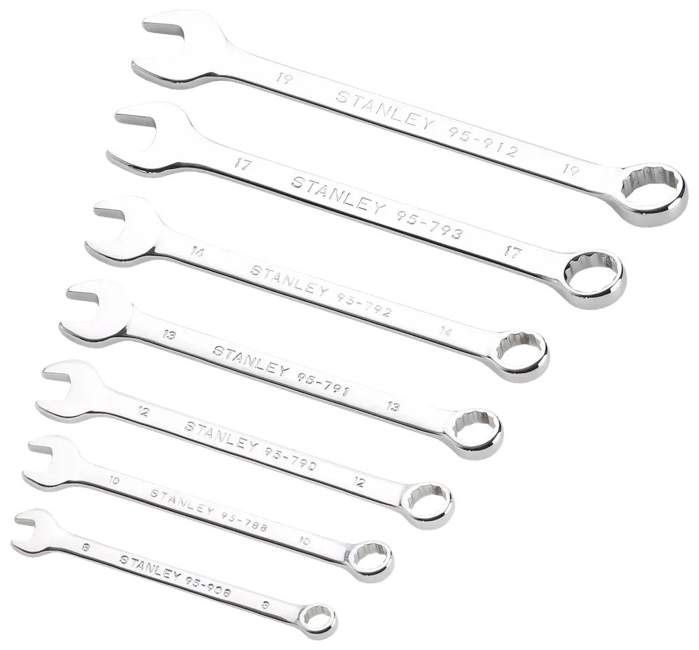 Stanley Ringgaffelnøgle 7 dele