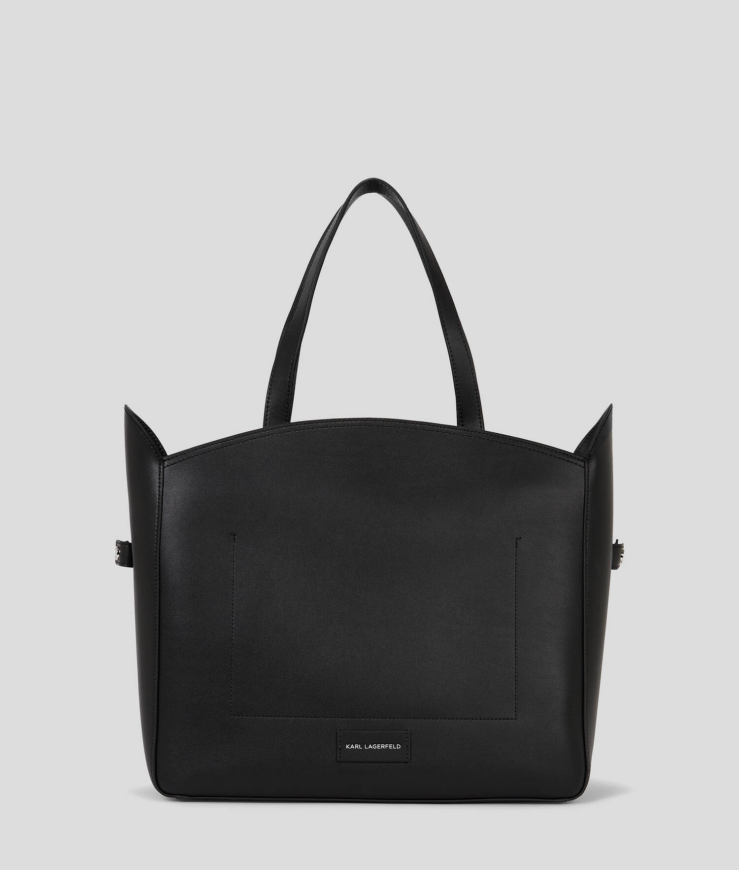 SAC CABAS PERFORÉ K/CIRCLE AVEC POCHETTE - Noir