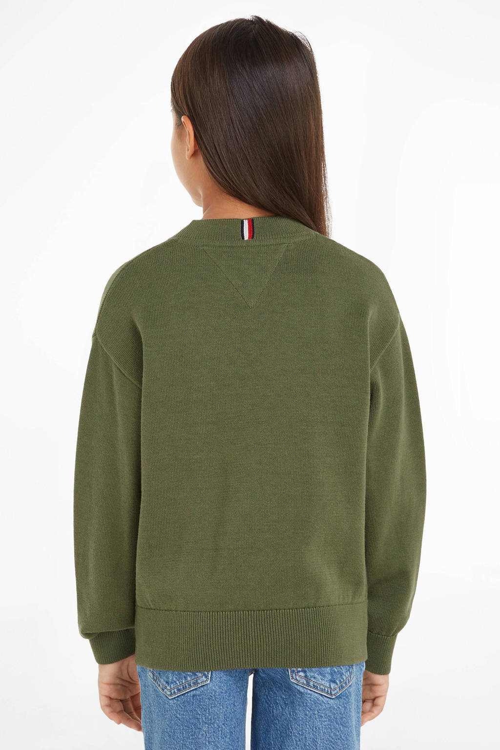 Tommy Hilfiger sweater olijfgroen