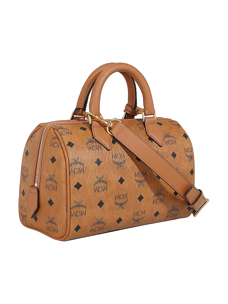MCM Tasche - Henkeltasche ELLA VISETOS BOSTON Small braun