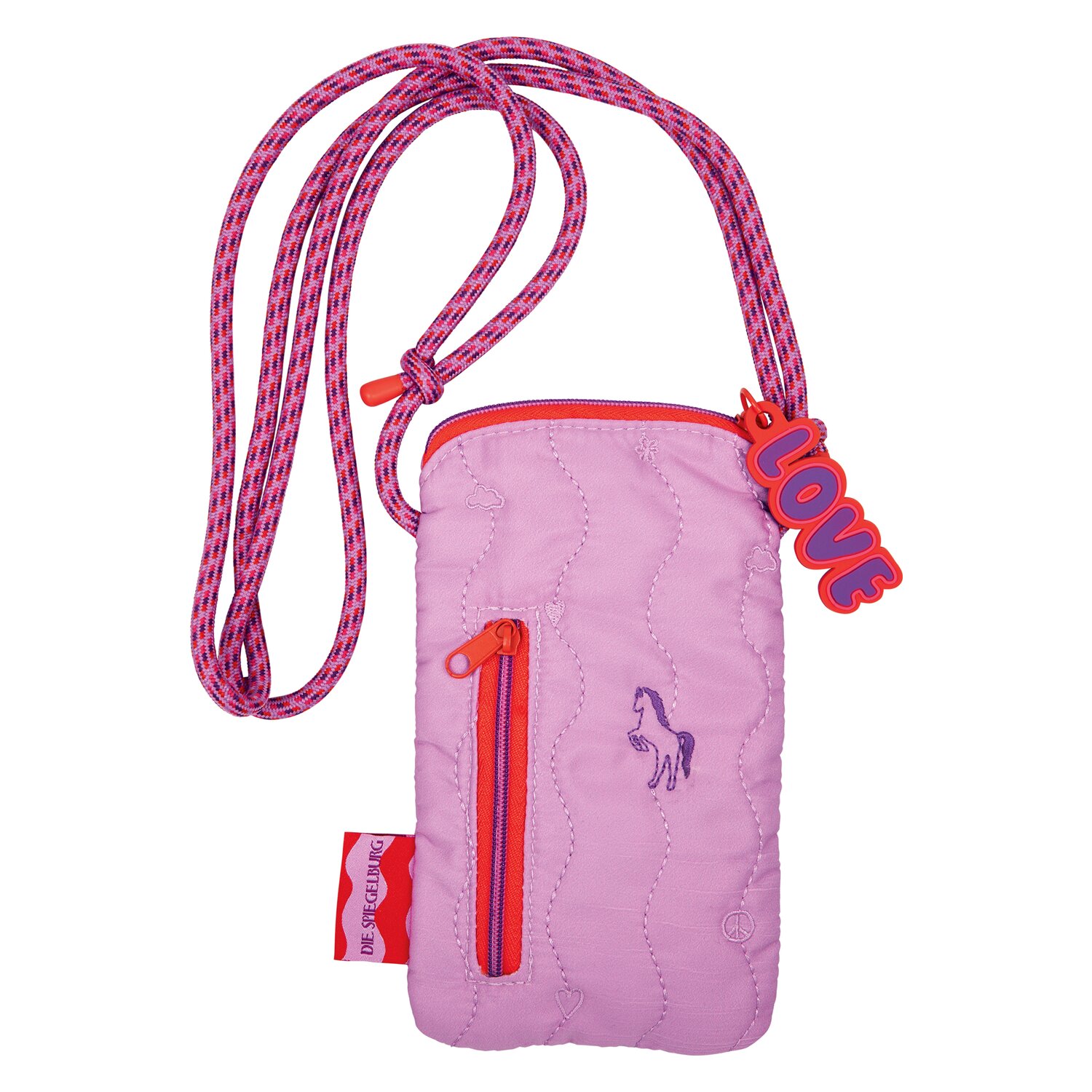 DIE SPIEGELBURG Handytasche I LOVE HORSES