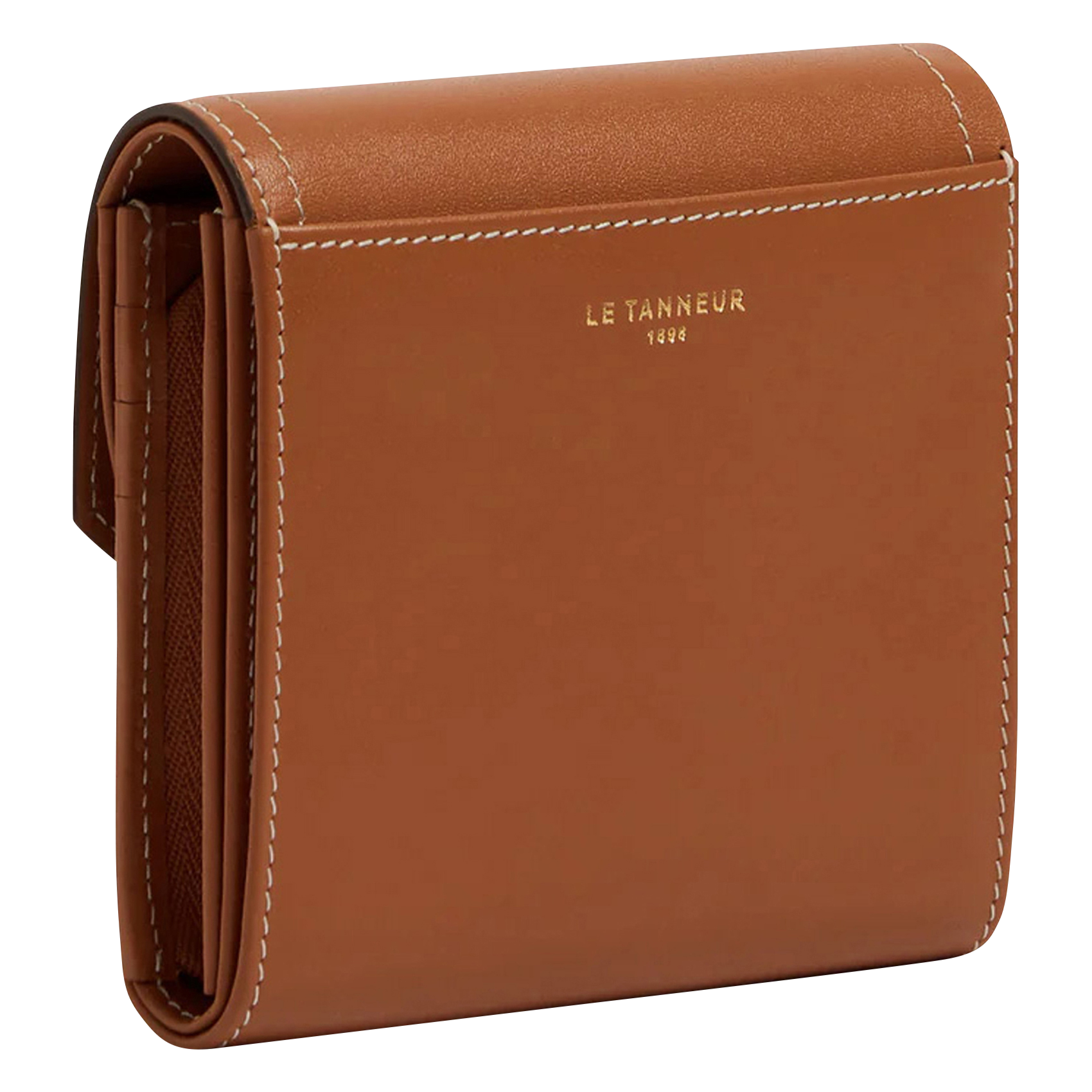 ROSE - Portefeuille en cuir | Marron