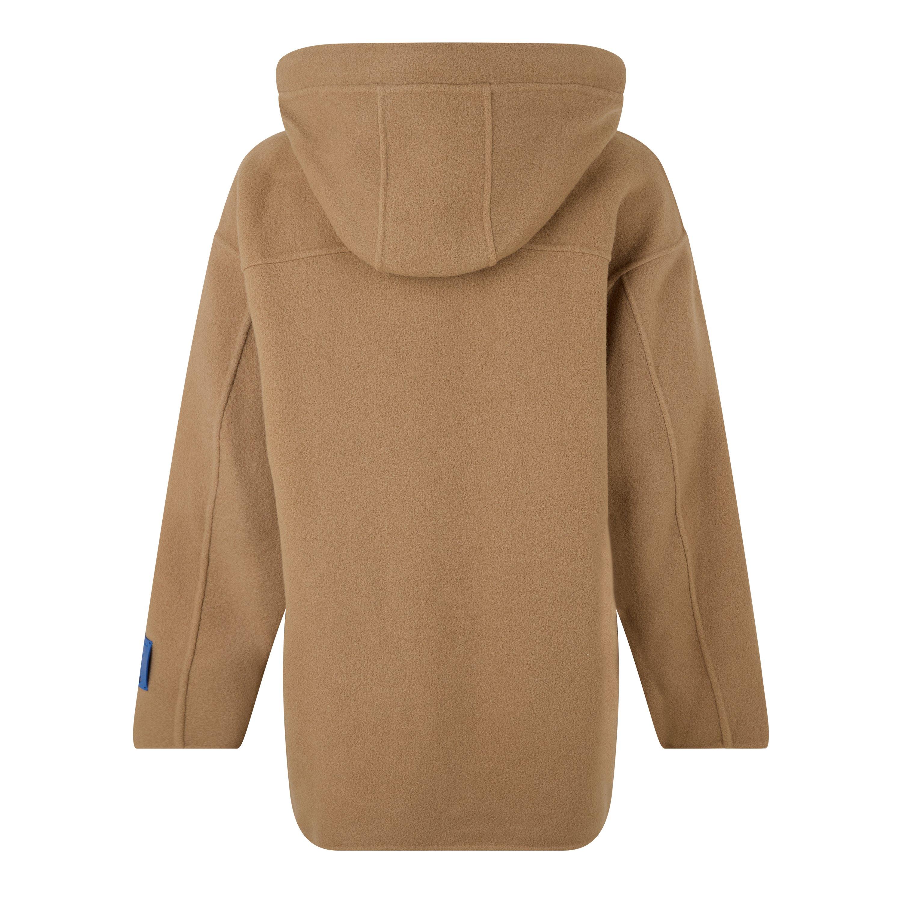 Off White Oversized Zip Hoodie