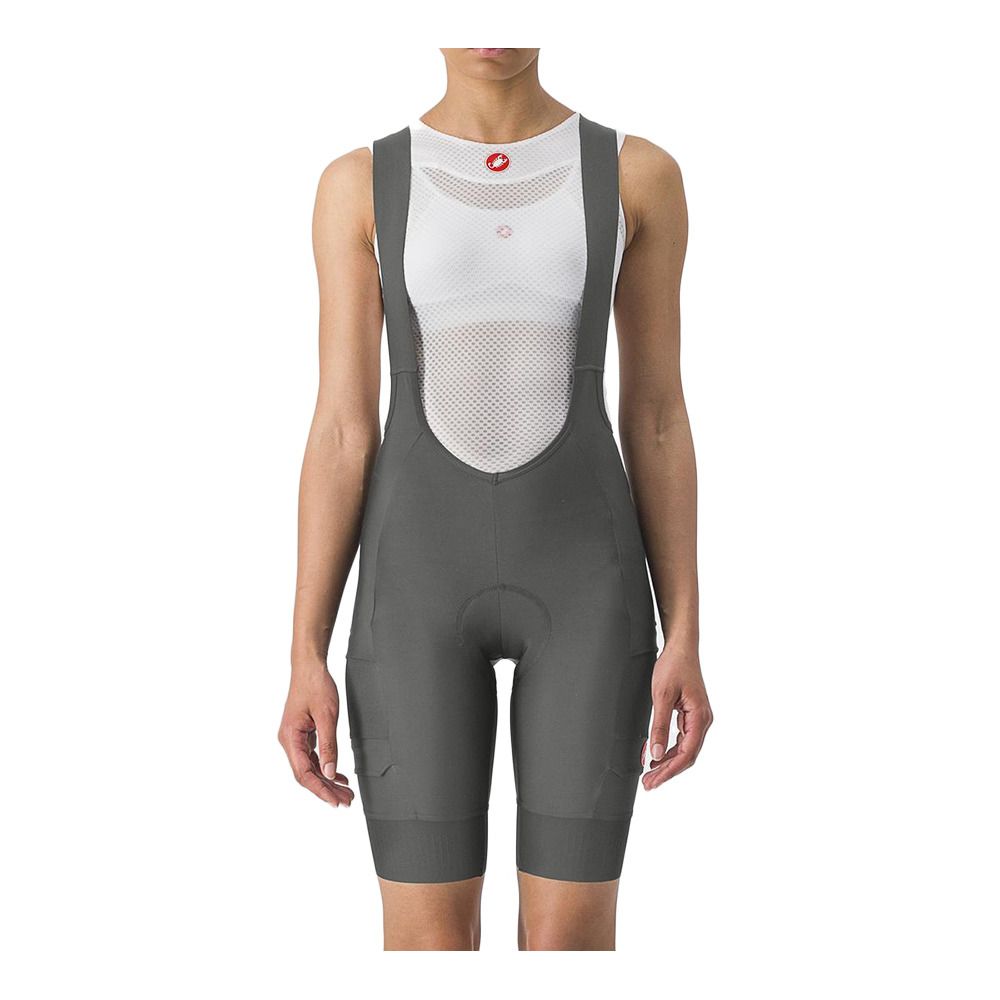 Castelli UNLIMITED CARGO - Cuissard À bretelles Femme gris