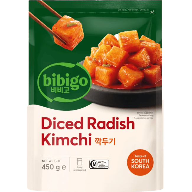 CJ Bibigo Cubed Radish Kimchi 450g