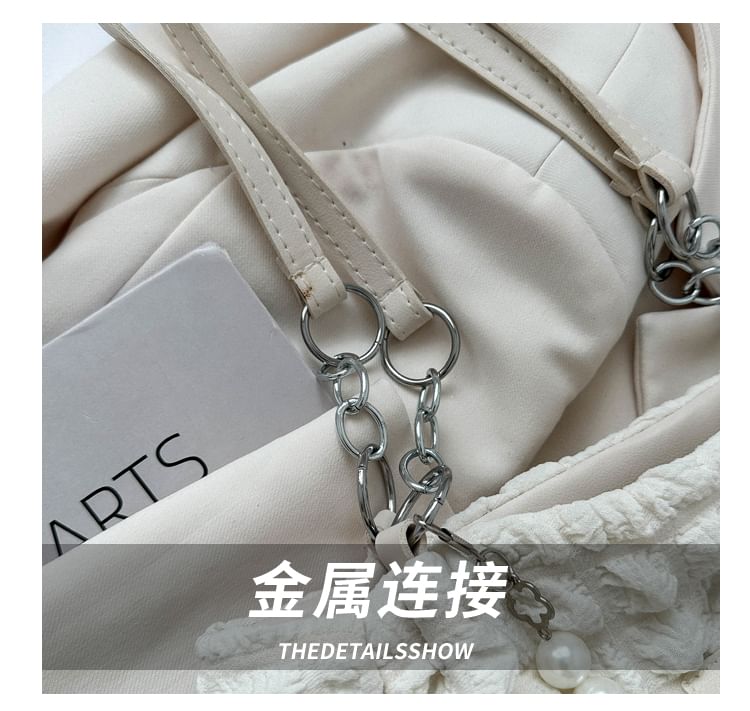 Basaran - Tote Bag met ketting en imitatieparels