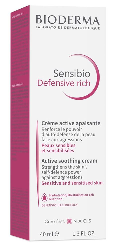 Bioderma Sensibio Defensive Rich<br>40 ml, Tube