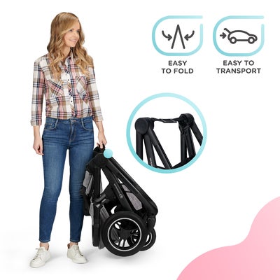 Kinderkraft EVERYDAY 2-i-1 Duovogn, Dark Grey/Black