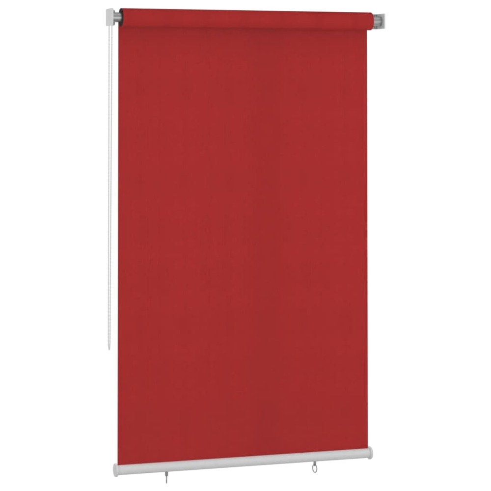 Store roulant d'extérieur 140x230 cm rouge pehd