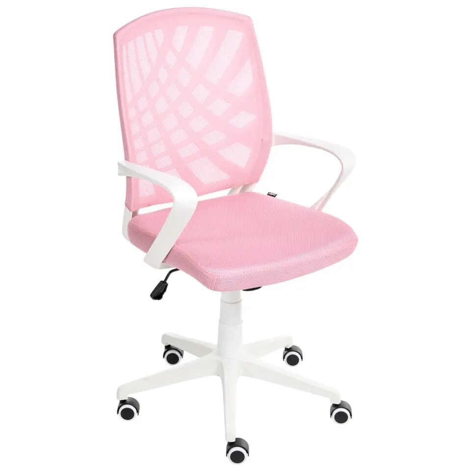 BONNY - Bureaustoel - Roze - Polyester
