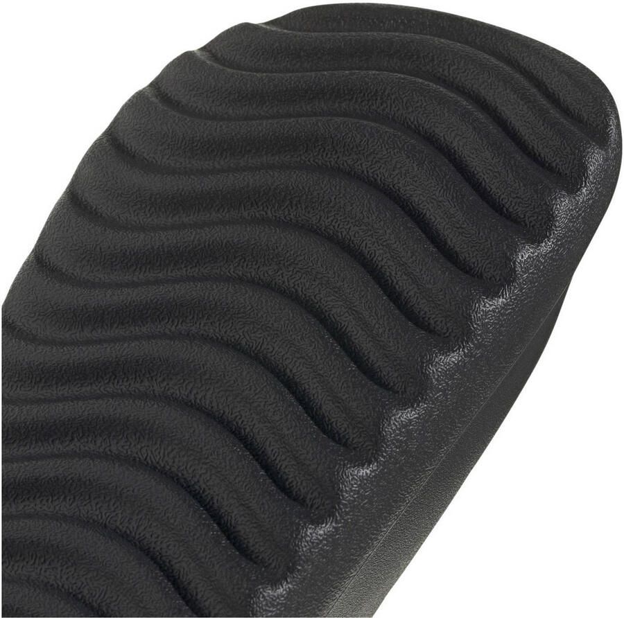 Adidas adilette Slippers en Sandalen Zwart 2 3 Mesh Synthetisch