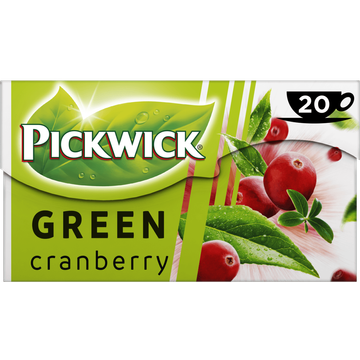 Pickwick Cranberry Groene Thee 20 Stuks