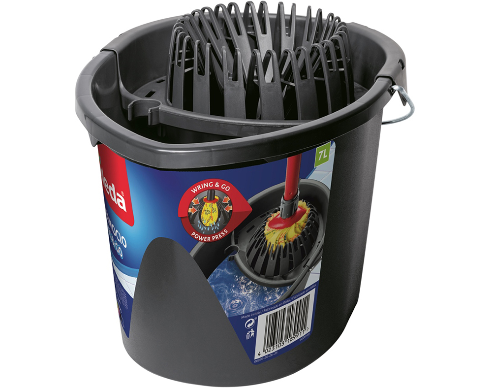 BALDE COM ESPREMEDOR WRING & GO VILEDA 7L