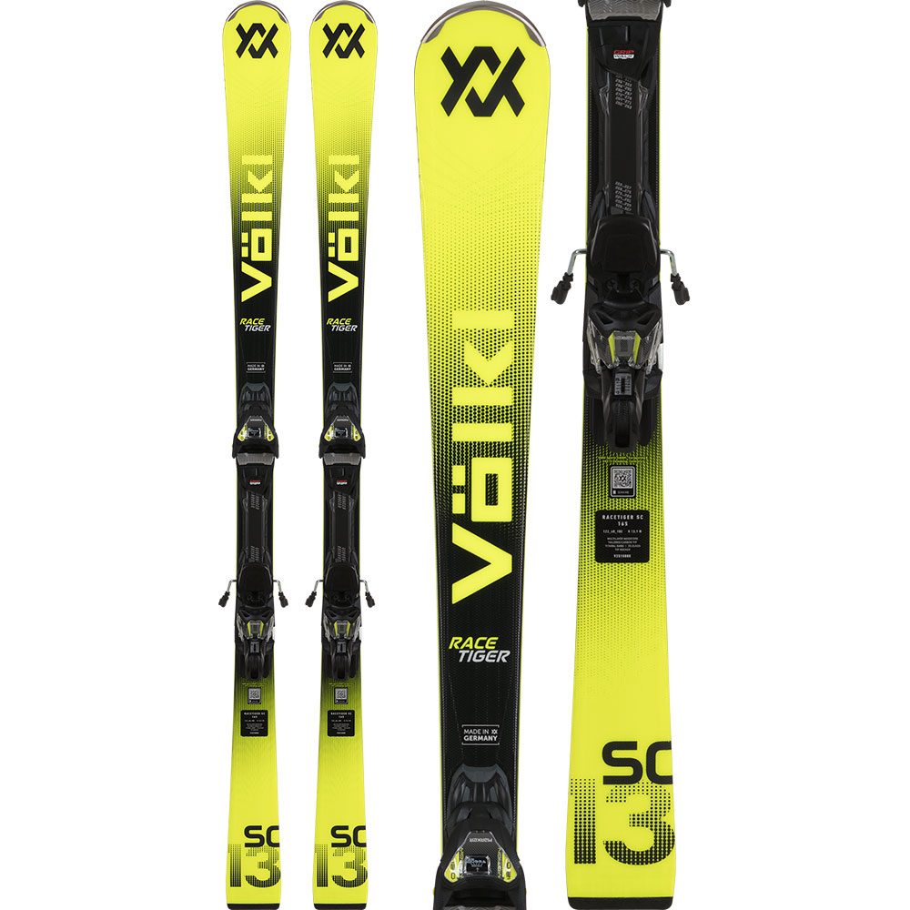 Völkl Racetiger SC Yellow 25/26 Ski inkl. VMotion 10 GripWalk Bindung