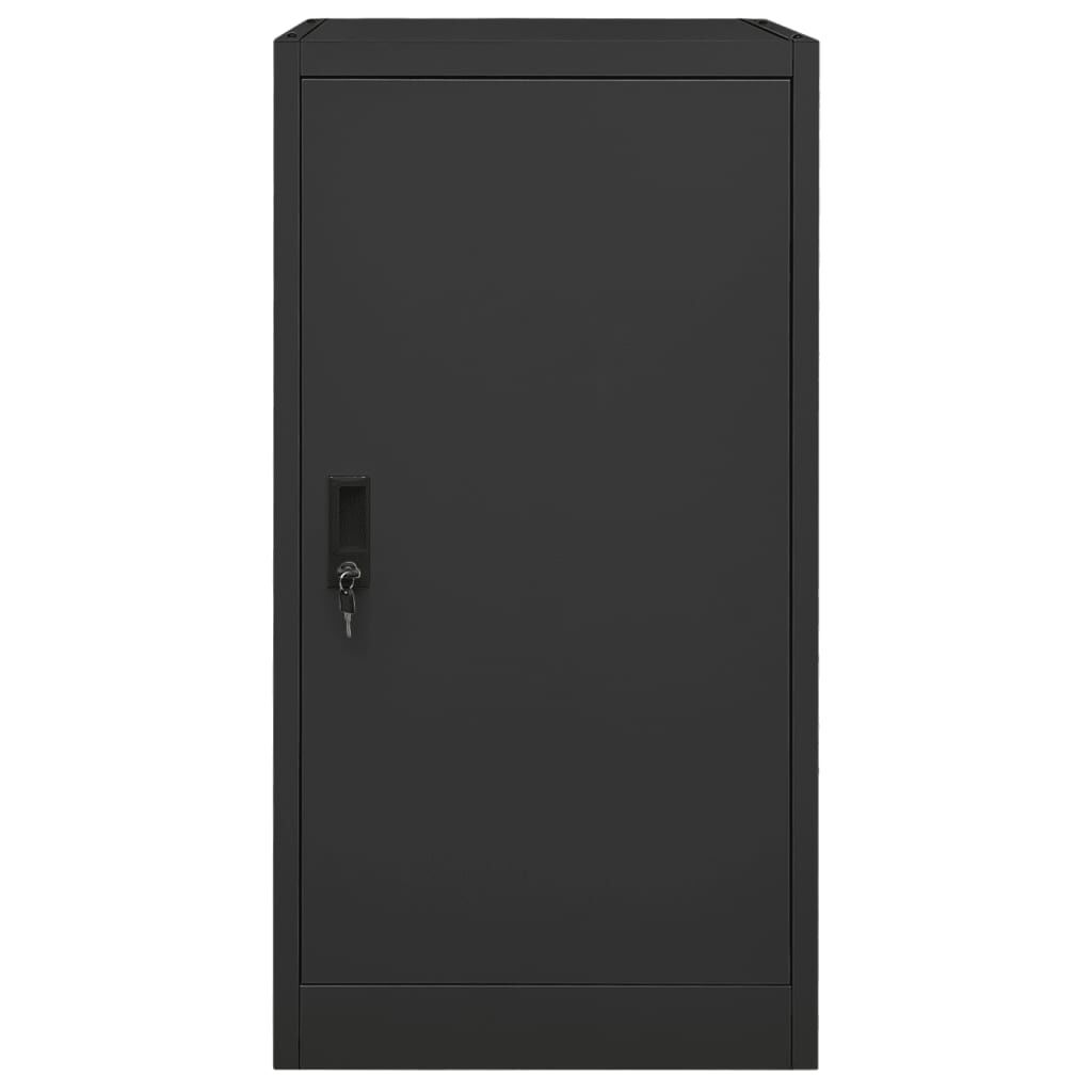 vidaXL Zadelkast Antraciet 53x53x105 cm Staal