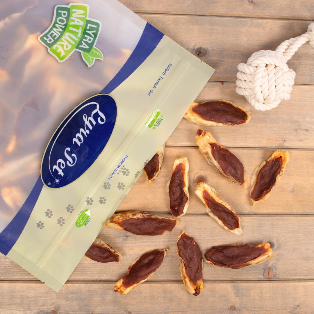 Lyra Pet® Kaninchenohren gefüllt mit Ente