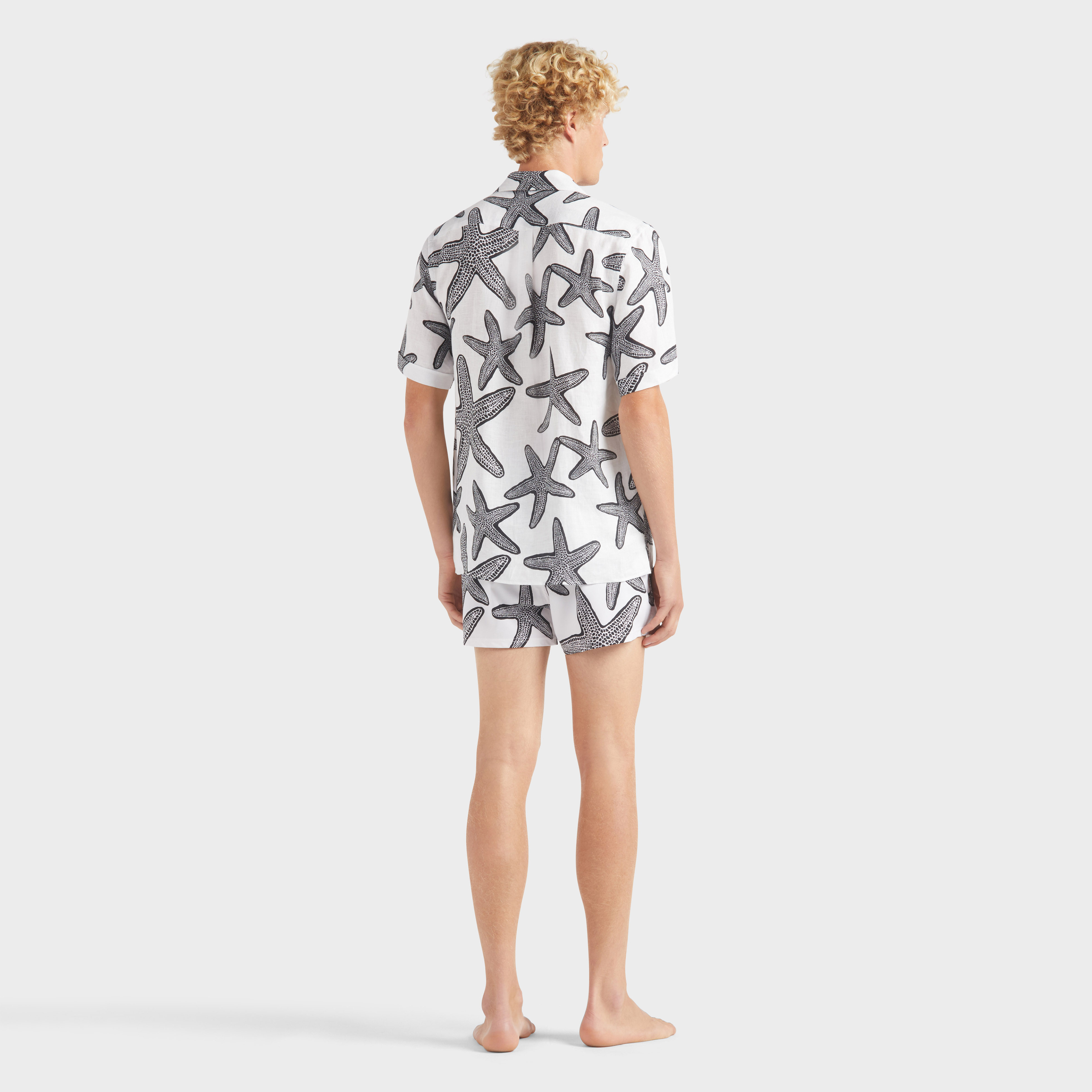 Chemise bowling en lin homme Starlettes