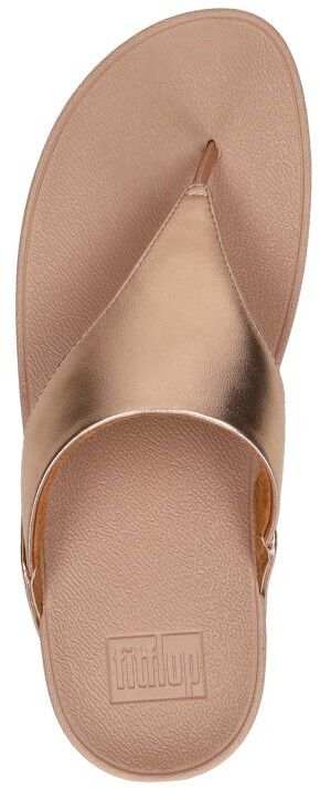 Fitflop Lulu Leather Toepost Rosé-goud