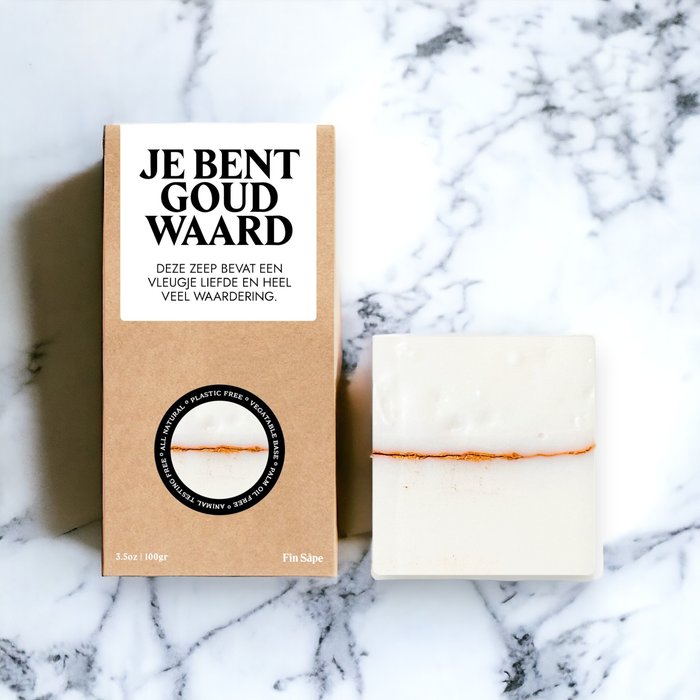 Fin Såpe | Body & hand soap | Jij bent goud waard