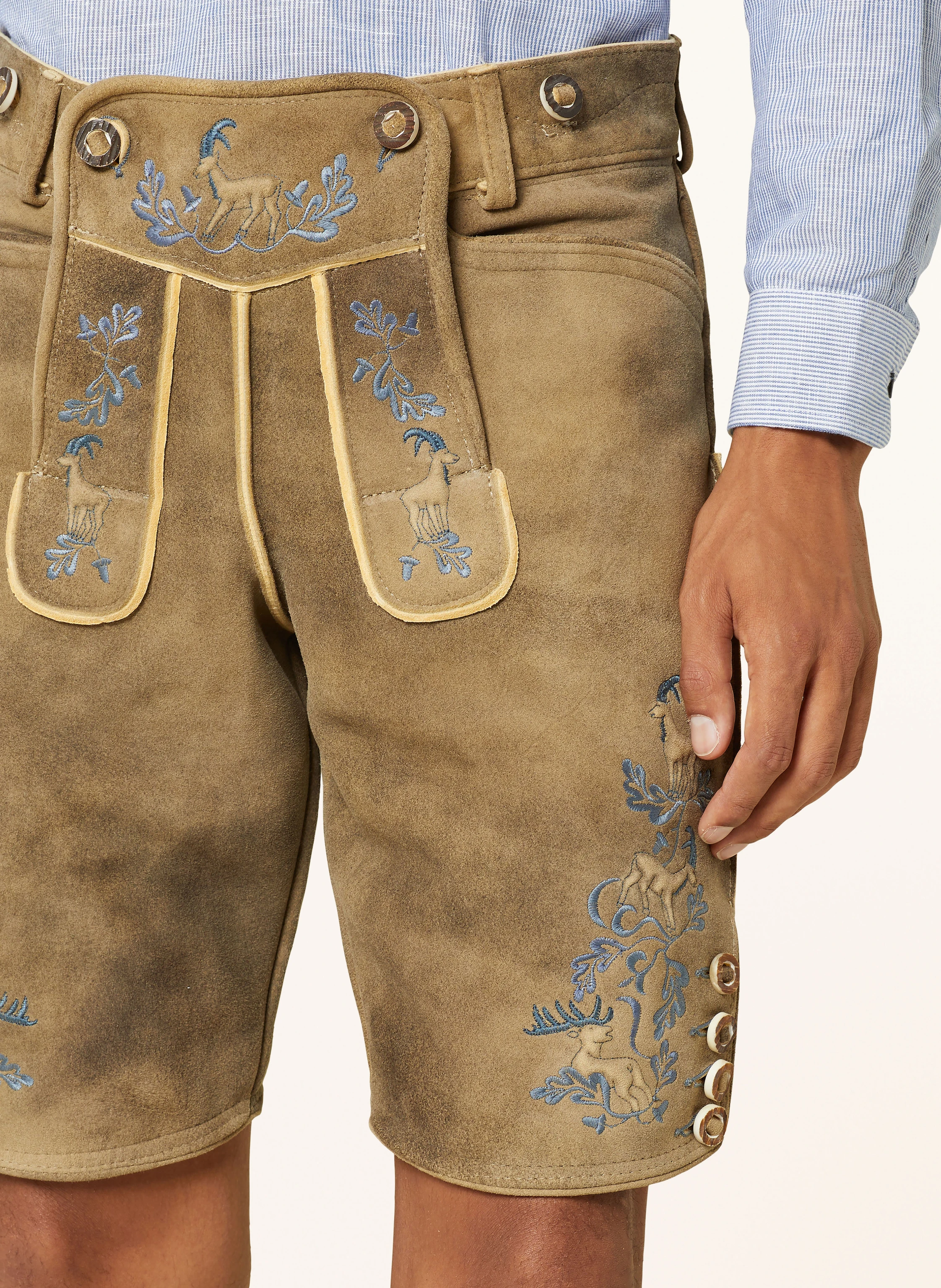 OSTARRICHI Trachten-Lederhose WILDLEBEN