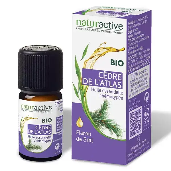 Naturactive Huile Essentielle Bio Cèdre de l'Atlas 5ml