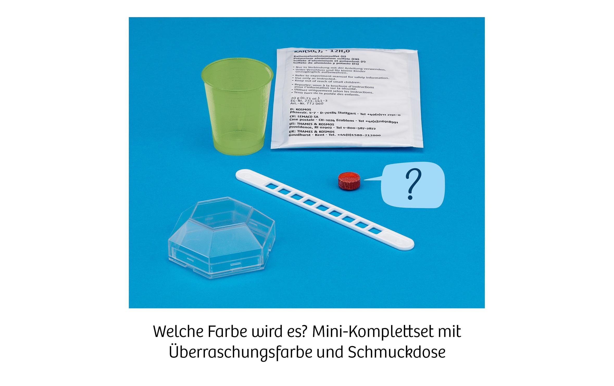 Experimentierkasten Überraschungs-Kristalle selbst züchtenKristallwachstum über Nacht