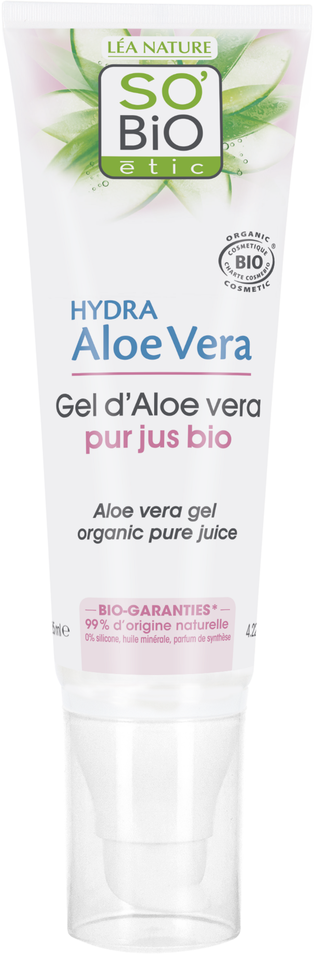 LÉA NATURE SO BiO étic  Aloe Vera-Gel, 125 ml