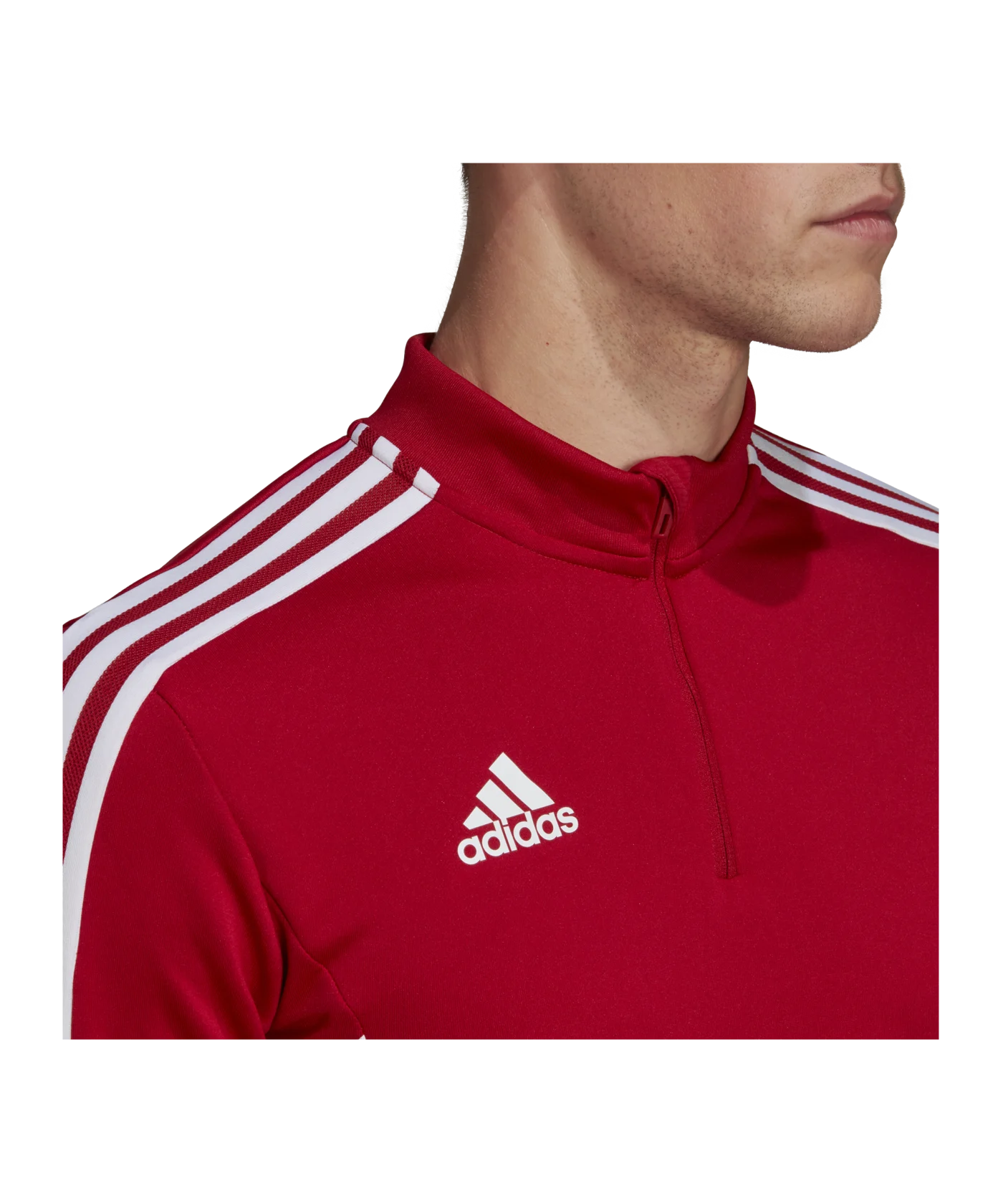 adidas Condivo 22 HalfZip Sweatshirt Rot Weiss