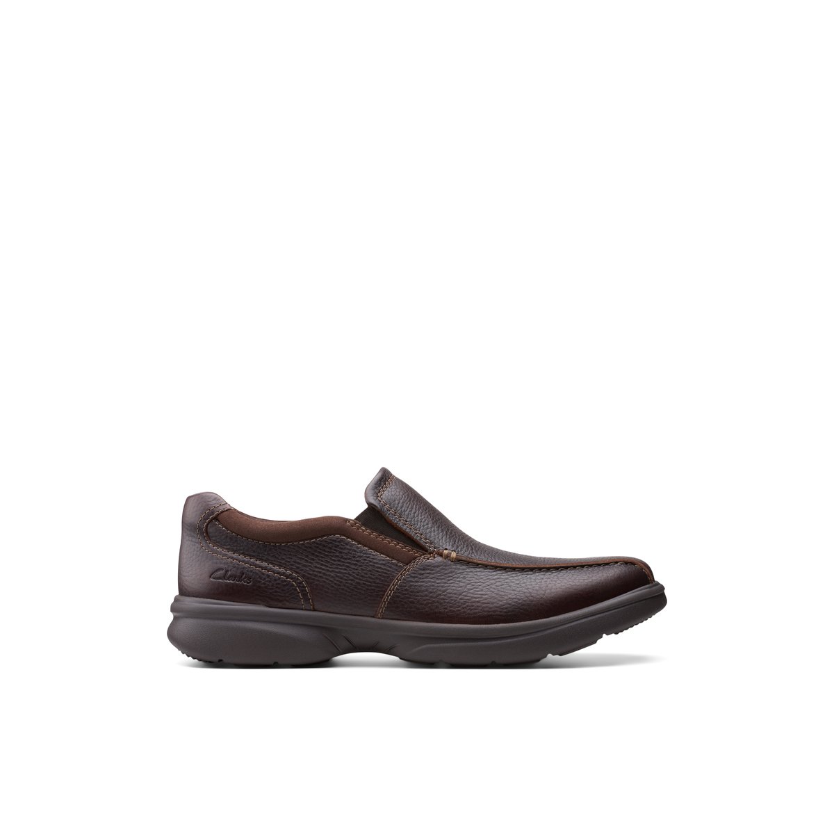 CLARKS-Bradley st-w-Chaussures décontractées - Talon plat - Marron