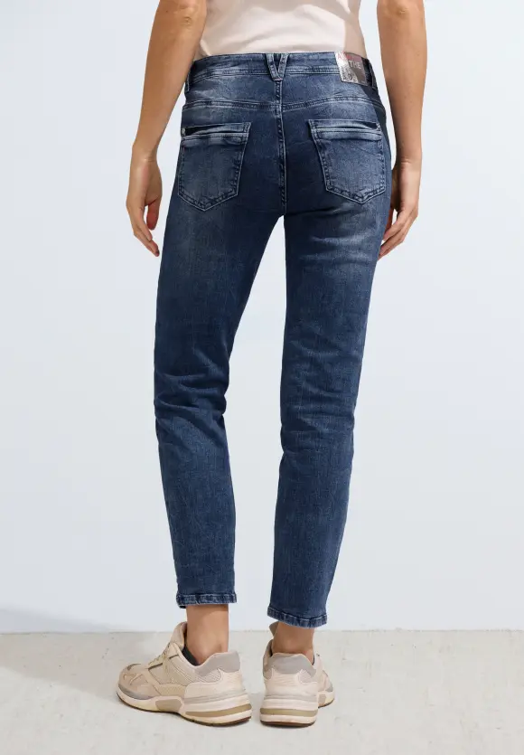 Casual Fit Jeans - mid blue used wash