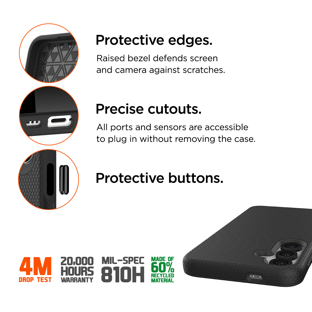 Samsung Galaxy S25  Plus North Case Premium Hybrid Schutzhülle (EGCA00709) - Schwarz