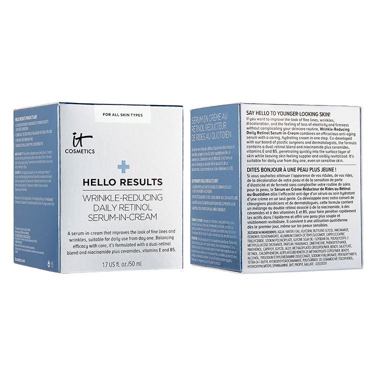 It Cosmetics Hello Results Wrinkle-Reducing Daily Retinol Serum-In-Cream 50ml