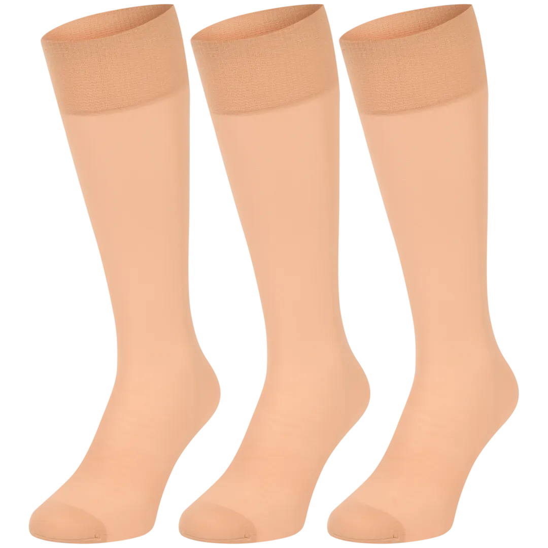 Kate Legwear kniekousen 20 denier 3 paar | diverse kleuren
