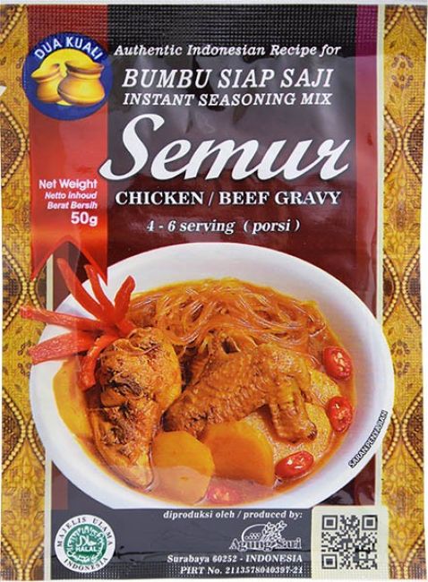 Dua Kuali Kip / Rundvlees Jus Semur 50g