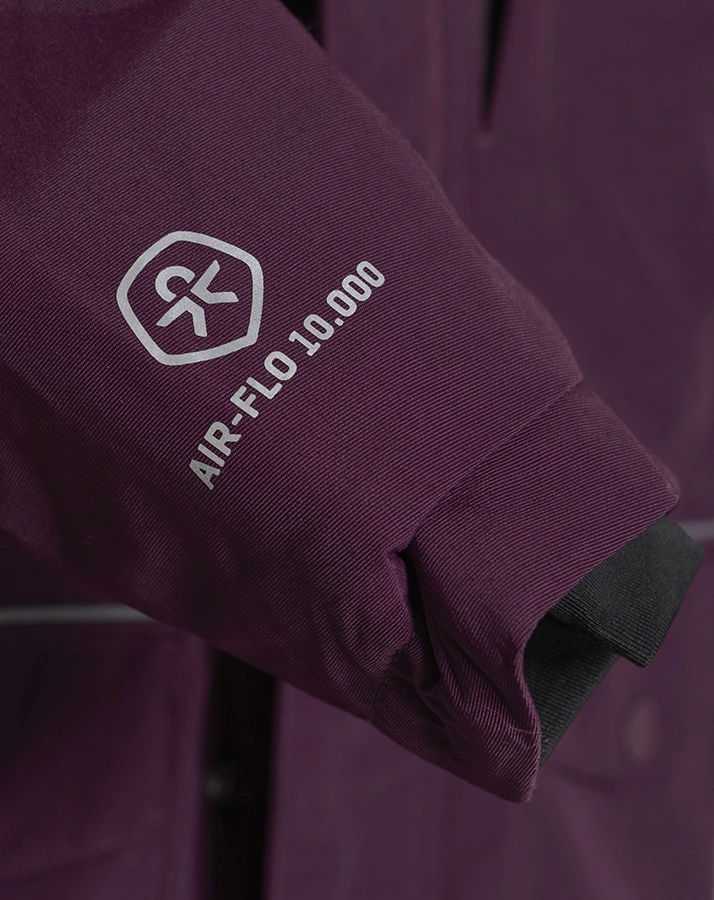 Parka VINTER mit Kunstfellbesatz in potent purple