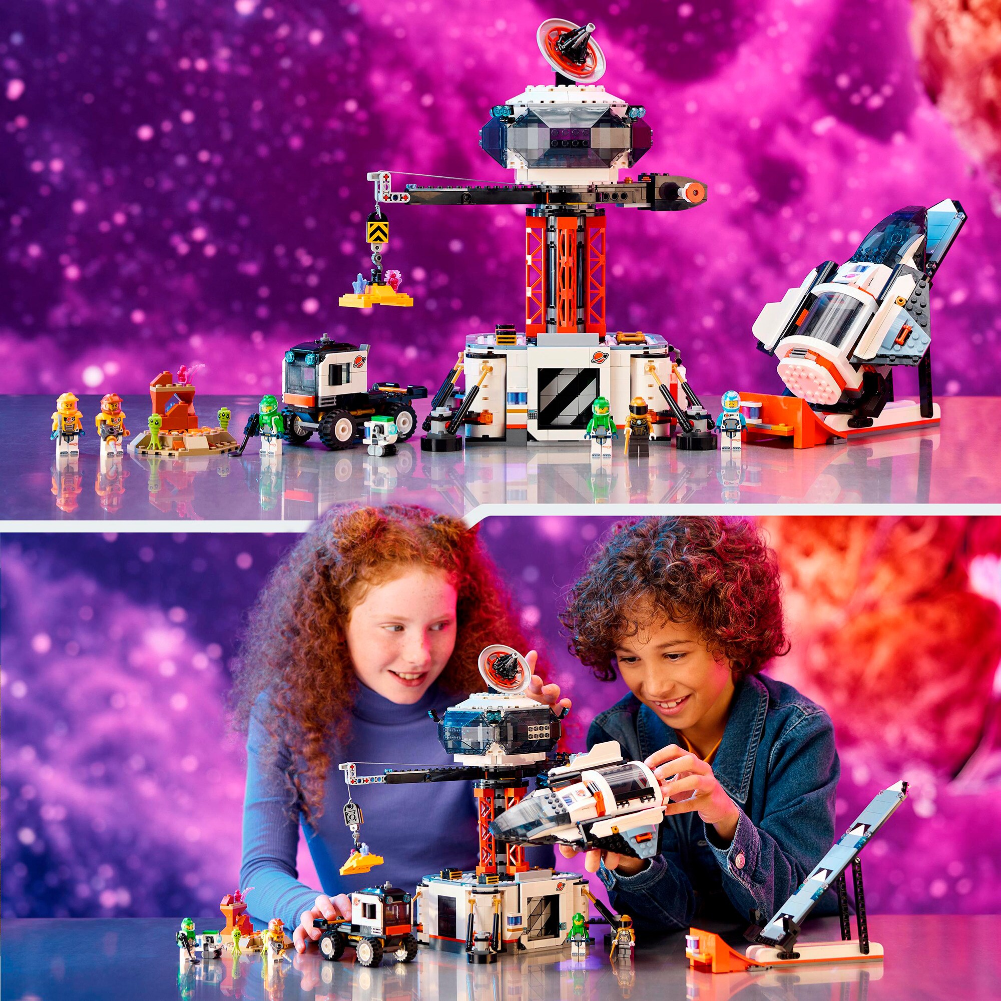 LEGO Konstruktionsspielzeug City Raumbasis mit Startrampe