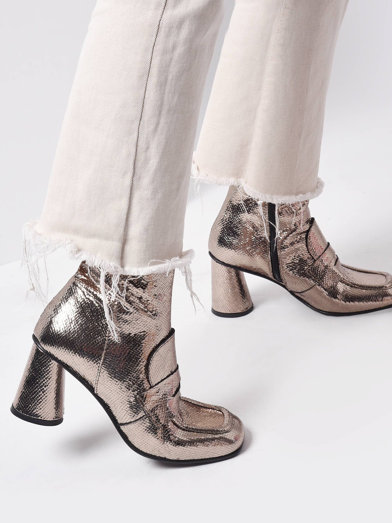 Bottines  talon en cuir SEMERDJIAN