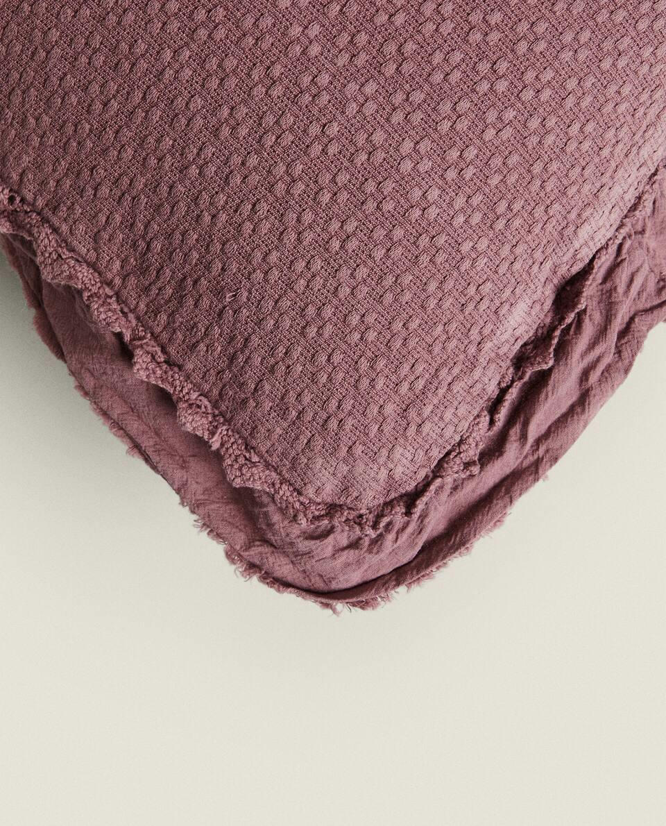 CAPA DE ALMOFADA INFANTIL EM CROCHÊ JACQUARD