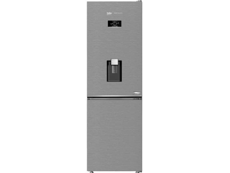 Beko Kühl-Gefrierkombination KG510 Grau, Rechts, Wechselbar Kombigerät mit Kühlschrank und Gefrierschrank
