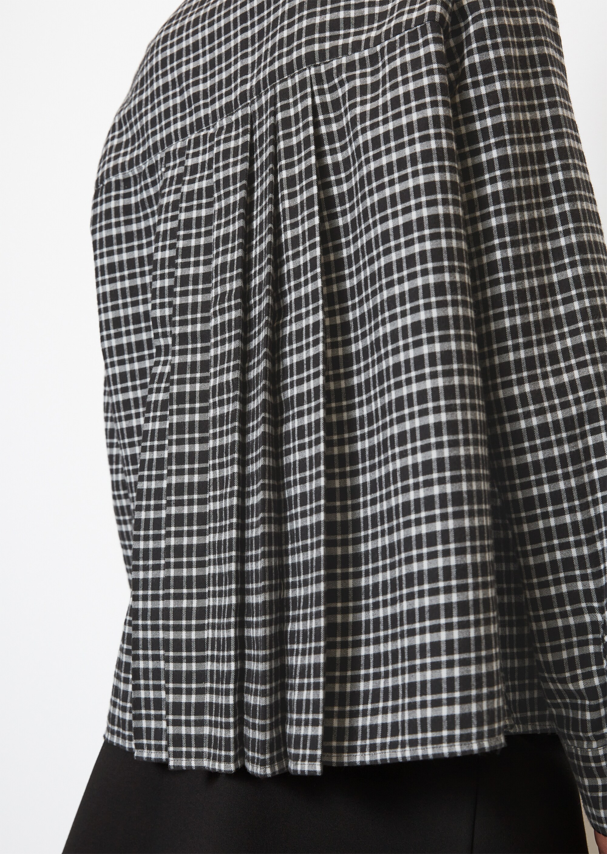 Karo-Bluse loosein Flanell-Qualität