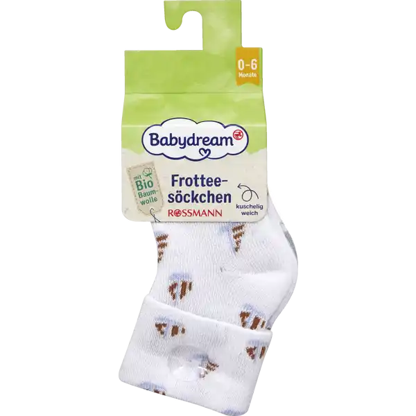 Frotteesöckchen 0-6 Monate