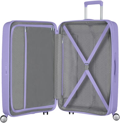 American Tourister Soundbox Spinner Trillekoffert 97L, Lavendel